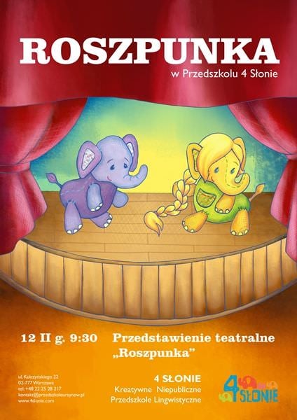 12 II 2015, godz. 9:30 – Roszpunka - Przedstawienie grupy teatralnej Echo