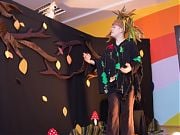 Teatrzyk Narwal przedstawia bajkę pt. Zapasy wiewiórki Basi. 7 października 2016 r. Fot. Anita Kot