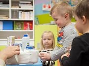 Wizyta farmaceuty w Przedszkolu 4 Słonie. Fot. Anita Kot