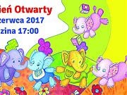 Dzień Otwarty w Przedszkolu 4 Słonie. 8 czerwca 2017 r. godzina 17:00