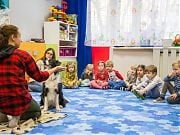 Warsztaty przyrodnicze - pies i jego zwyczaje. 3 I 2018 r. Fot. Krystian Kielski
