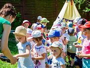 Przedszkolaki z 4 Słoni na wycieczce do Chatki Spełnionych Marzeń. 7 czerwca 2019 r. 
