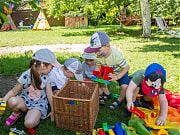 Przedszkolaki z 4 Słoni na wycieczce do Chatki Spełnionych Marzeń. 7 czerwca 2019 r. 